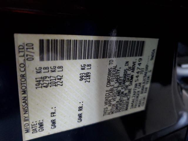 1N4AL2AP7AN544749 - 2010 NISSAN ALTIMA BASE Көк фото 12