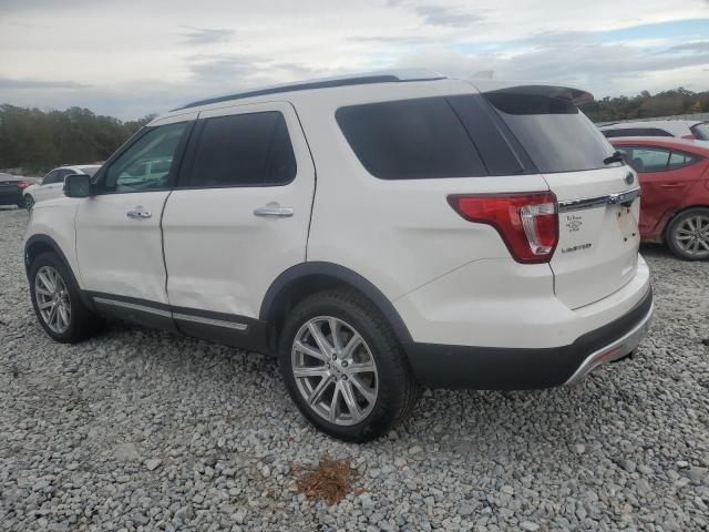 1FM5K7FH3HGB20539 - 2017 FORD EXPLORER LIMITED WHITE photo 2