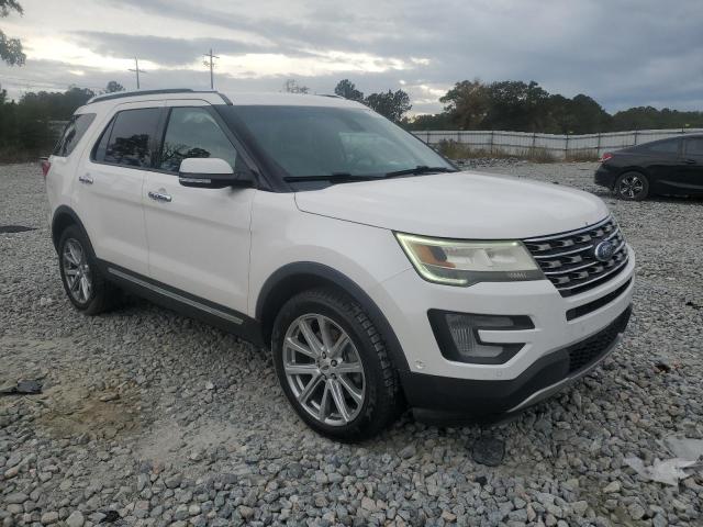 1FM5K7FH3HGB20539 - 2017 FORD EXPLORER LIMITED WHITE photo 4
