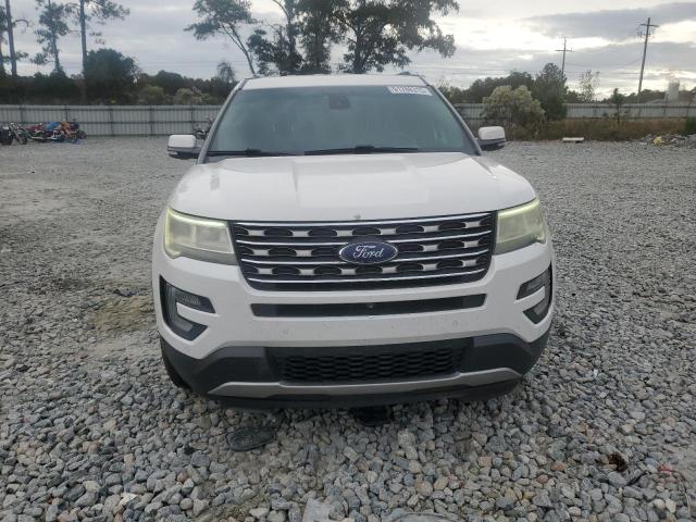 1FM5K7FH3HGB20539 - 2017 FORD EXPLORER LIMITED WHITE photo 5