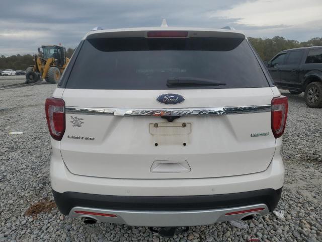 1FM5K7FH3HGB20539 - 2017 FORD EXPLORER LIMITED WHITE photo 6