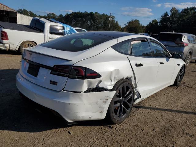 5YJSA1E6XNF473924 - 2022 TESLA MODEL S Blanc photo 3