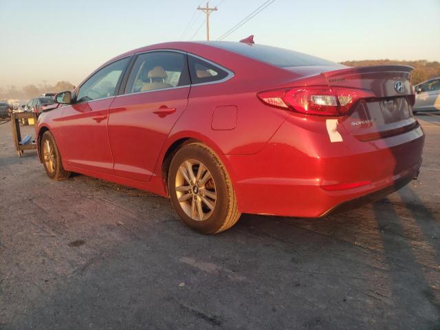 5NPE24AF7HH463925 - 2017 HYUNDAI SONATA SE წითელი ფოტო 2