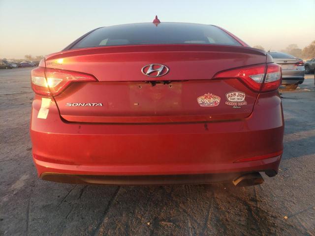 5NPE24AF7HH463925 - 2017 HYUNDAI SONATA SE წითელი ფოტო 6