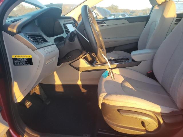 5NPE24AF7HH463925 - 2017 HYUNDAI SONATA SE წითელი ფოტო 7