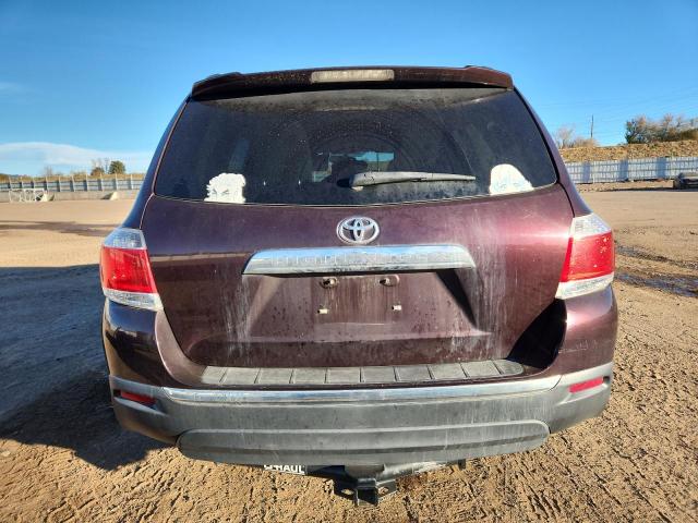 5TDZK3EH2CS077536 - 2012 TOYOTA HIGHLANDER BASE Bordo fotoğraf 6