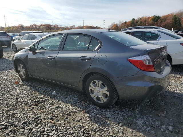 JHMFB4F29CS004141 - 2012 HONDA CIVIC HYBRID GRAY photo 2