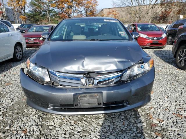 JHMFB4F29CS004141 - 2012 HONDA CIVIC HYBRID GRAY photo 5