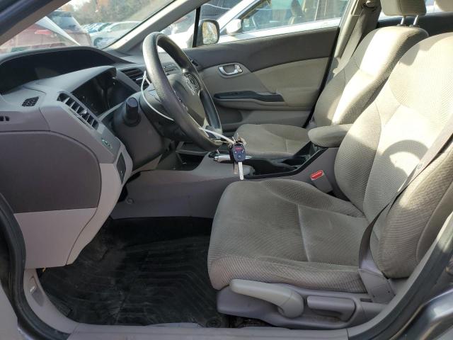 JHMFB4F29CS004141 - 2012 HONDA CIVIC HYBRID GRAY photo 7