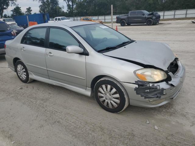 1NXBR32E04Z253502 - 2004 TOYOTA COROLLA CE 银色 照片 4