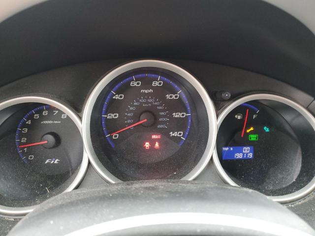 JHMGD376X7S002236 - 2007 HONDA FIT S SILVER photo 9