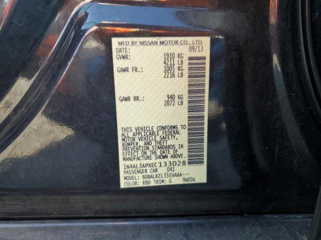 1N4AL3APXEC133028 - 2014 NISSAN ALTIMA 2.5 灰色 照片 12