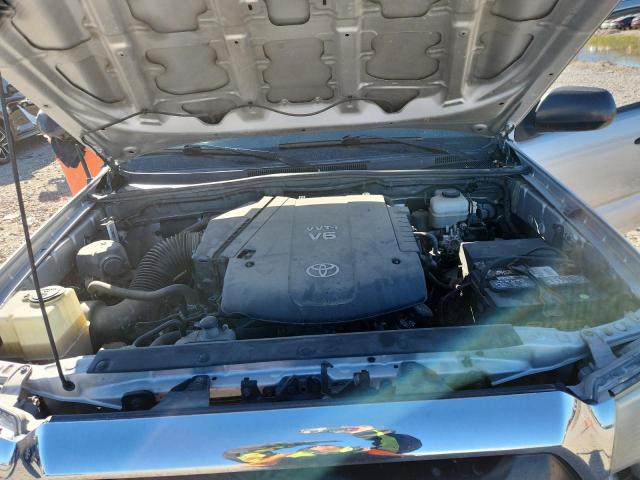 3TMLU4EN3DM128443 - 2013 TOYOTA TACOMA DOUBLE CAB SILVER photo 11