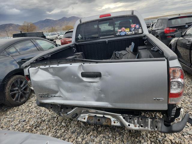 3TMLU4EN3DM128443 - 2013 TOYOTA TACOMA DOUBLE CAB SILVER photo 6