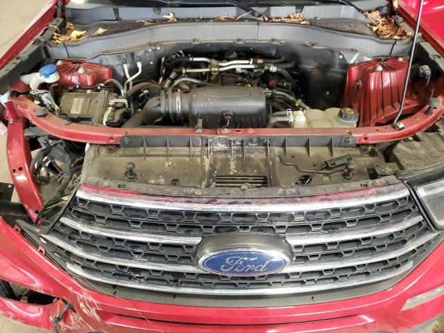 1FMSK8DH5MGA26149 - 2021 FORD EXPLORER XLT Rouge photo 12