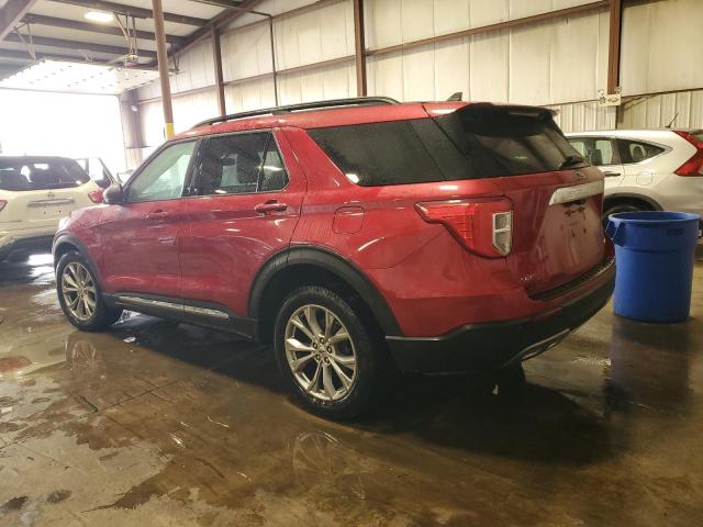 1FMSK8DH5MGA26149 - 2021 FORD EXPLORER XLT Rouge photo 2