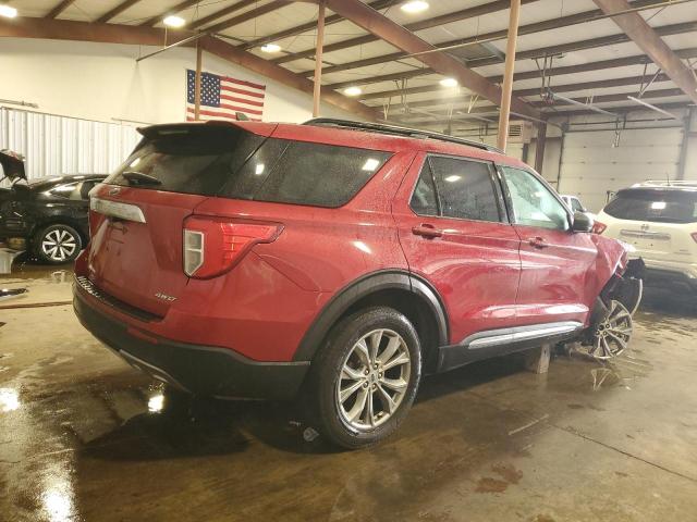1FMSK8DH5MGA26149 - 2021 FORD EXPLORER XLT Rouge photo 3