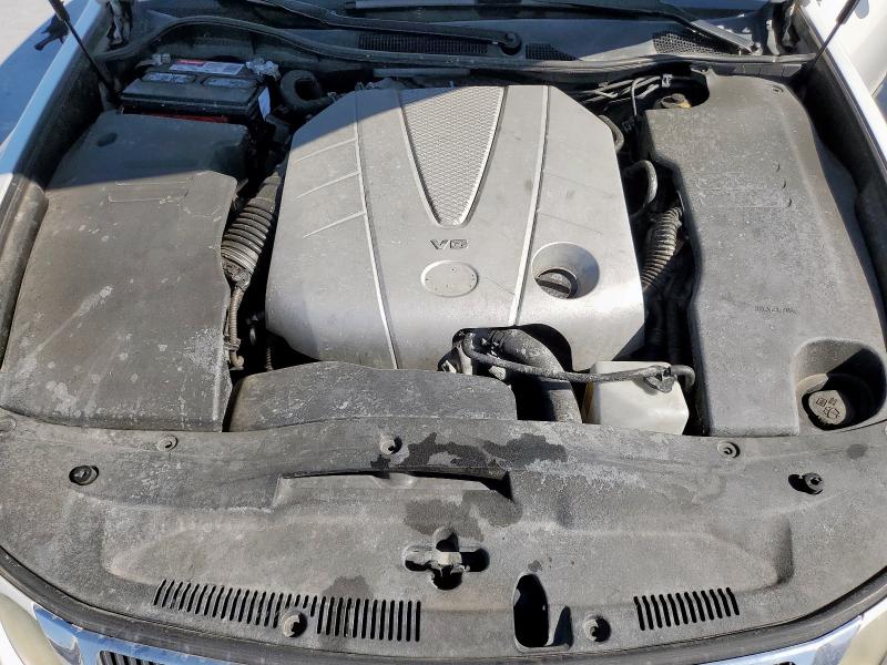 JTHBE96S980032236 - 2008 LEXUS GS 350 WHITE photo 11