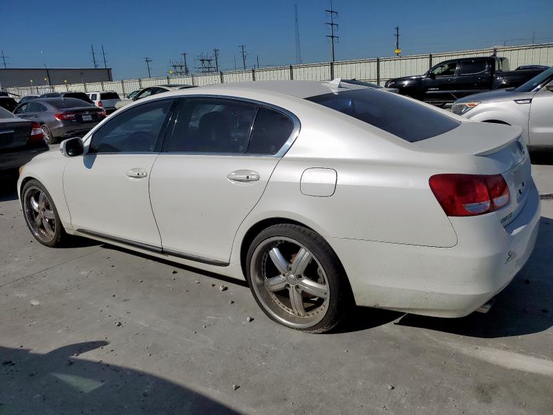 JTHBE96S980032236 - 2008 LEXUS GS 350 WHITE photo 2