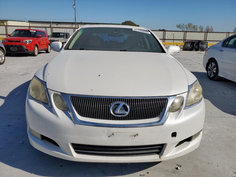 JTHBE96S980032236 - 2008 LEXUS GS 350 WHITE photo 5