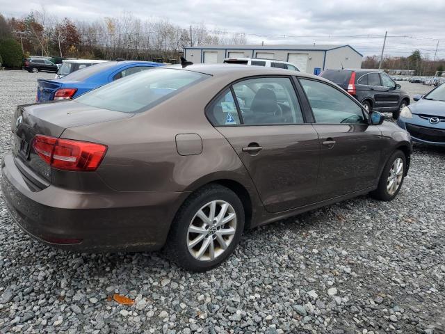 3VWD17AJ6FM422369 - 2015 VOLKSWAGEN JETTA SE BROWN photo 3