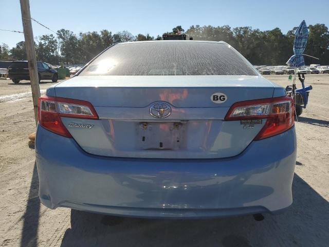 4T1BF1FK0CU501257 - 2012 TOYOTA CAMRY BASE Azul foto 6