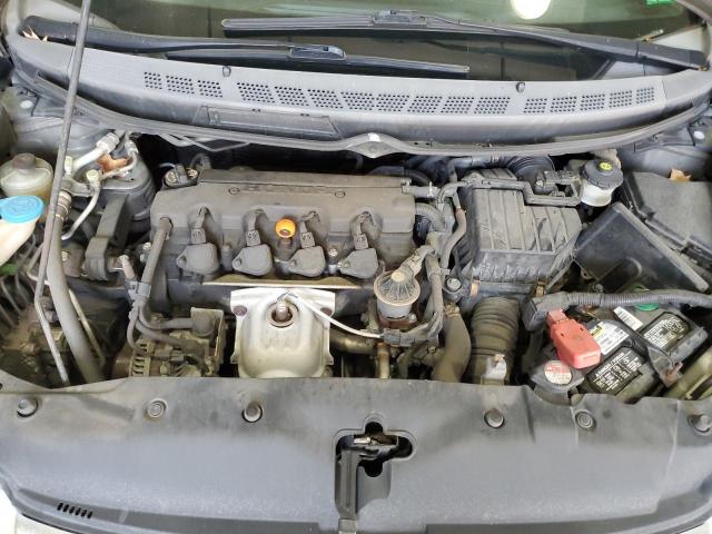 2HGFA168X8H353736 - 2008 HONDA CIVIC EX GRAY photo 11