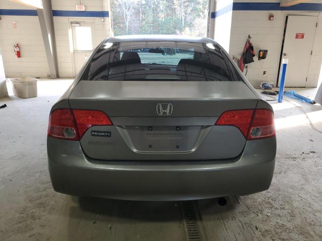 2HGFA168X8H353736 - 2008 HONDA CIVIC EX GRAY photo 6