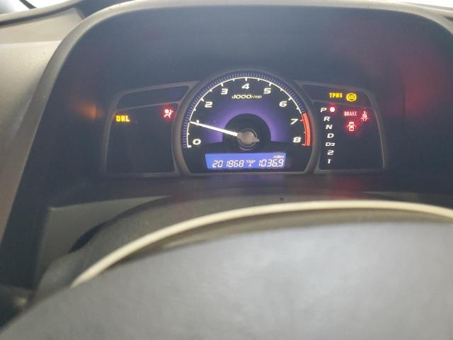 2HGFA168X8H353736 - 2008 HONDA CIVIC EX GRAY photo 9
