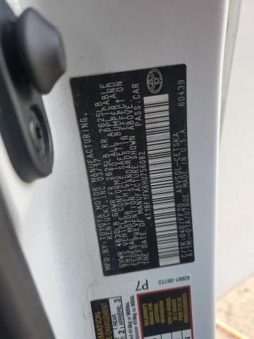 4T1BF1FK6HU756082 - 2017 TOYOTA CAMRY LE WHITE photo 12