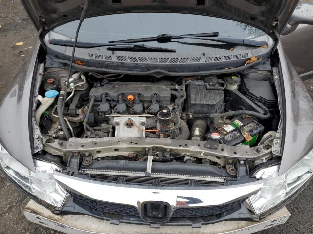 19XFA1F56BE040495 - 2011 HONDA CIVIC LX رمادي صورة 11