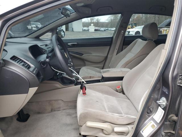 19XFA1F56BE040495 - 2011 HONDA CIVIC LX رمادي صورة 7