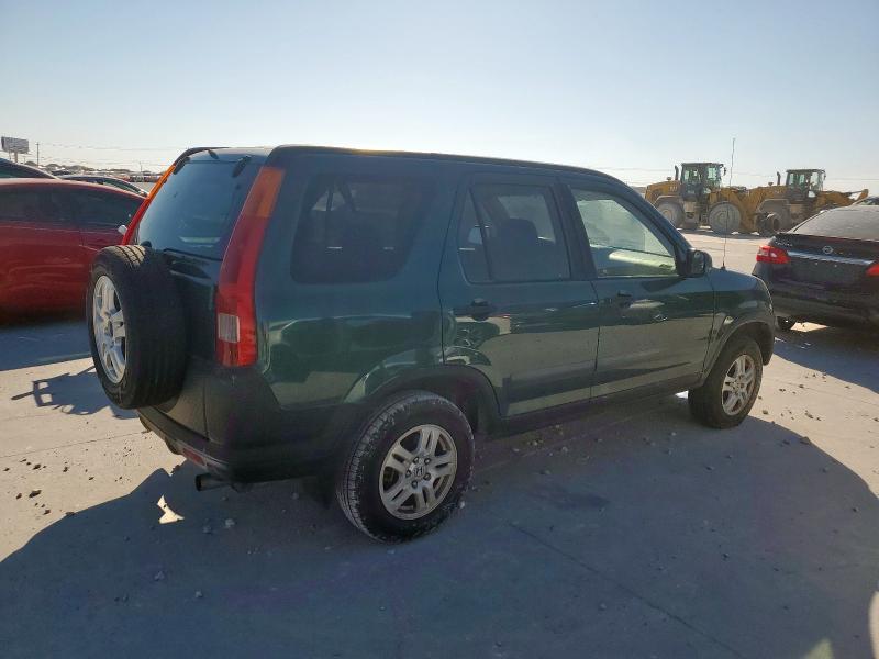 JHLRD788X2C088459 - 2002 HONDA CR-V EX Zielony zdjęcie 3