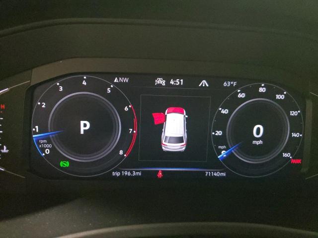 1V2HR2CA1NC531480 - 2022 VOLKSWAGEN ATLAS SE GRAY photo 9