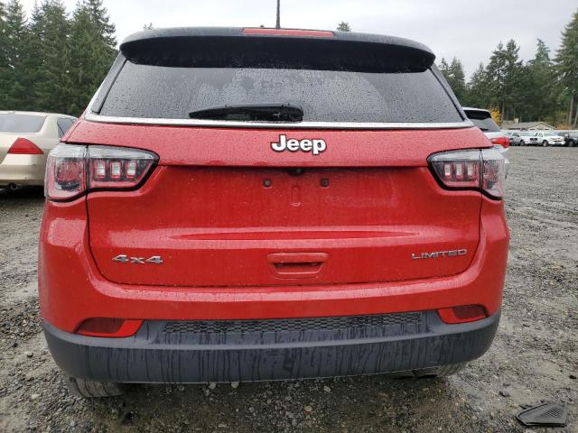 3C4NJDCB3LT132569 - 2020 JEEP COMPASS LIMITED RED photo 6