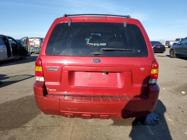 1FMYU94195KB85557 - 2005 FORD ESCAPE LIMITED RED photo 6