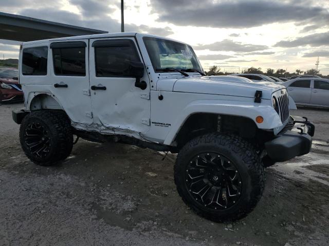 1C4HJWEG0FL677226 - 2015 JEEP WRANGLER U SAHARA WHITE photo 4