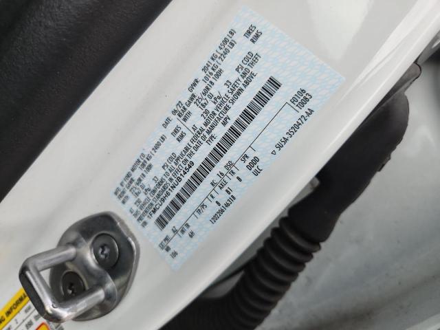 1FMCU9H61NUB14549 - 2022 FORD ESCAPE SEL WHITE photo 13