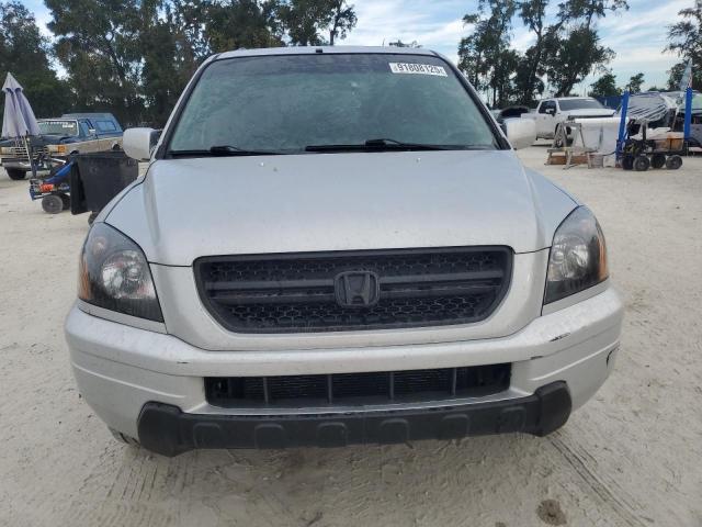 2HKYF18753H563996 - 2003 HONDA PILOT EXL SILVER photo 5