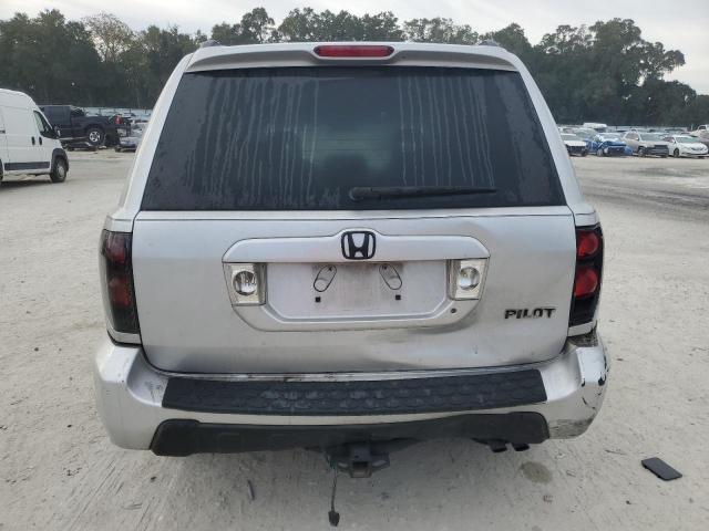 2HKYF18753H563996 - 2003 HONDA PILOT EXL SILVER photo 6