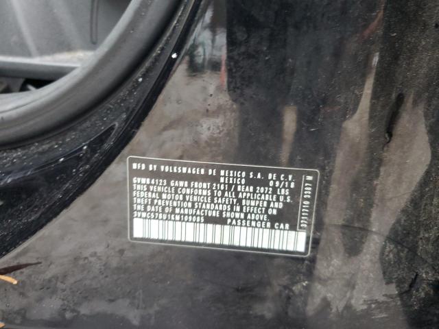 3VWC57BU1KM109085 - 2019 VOLKSWAGEN JETTA S Qara foto 12