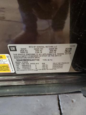 5GAKVBKDXGJ227109 - 2016 BUICK ENCLAVE BROWN photo 14