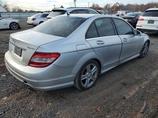 WDDGF8BB5AR092543 - 2010 MERCEDES-BENZ C 300 4MATIC GRAY photo 3