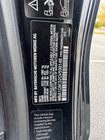 WBA1G9C52GV599148 - 2016 BMW 228 XI SULEV BLACK photo 10