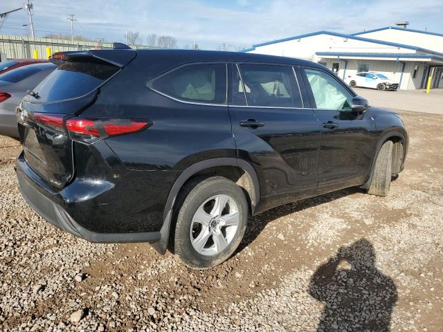 5TDBZRBH6MS143902 - 2021 TOYOTA HIGHLANDER L Schwarz Foto 3
