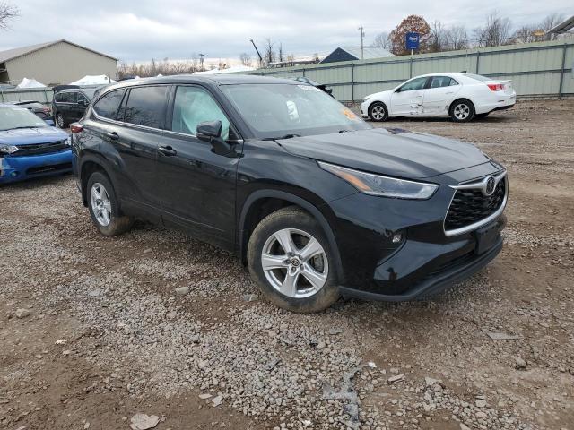 5TDBZRBH6MS143902 - 2021 TOYOTA HIGHLANDER L Schwarz Foto 4