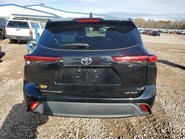 5TDBZRBH6MS143902 - 2021 TOYOTA HIGHLANDER L Schwarz Foto 6