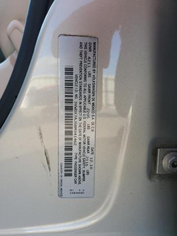 3VWDX7AJ6BM341462 - 2011 VOLKSWAGEN JETTA SE SILVER photo 12