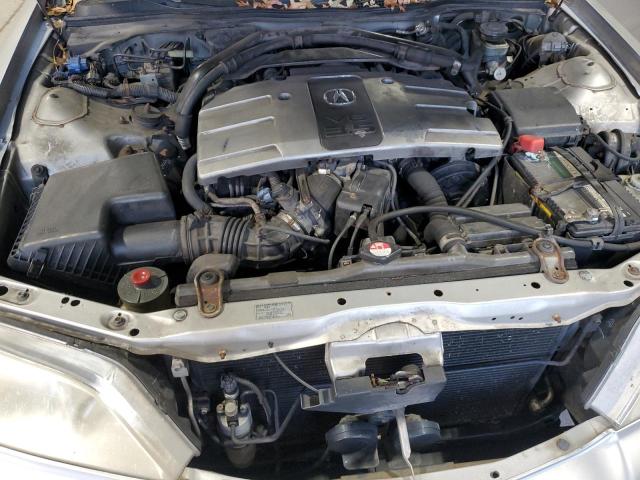 JH4KA965X2C009222 - 2002 ACURA 3.5RL ვერცხლისფერი ფოტო 11