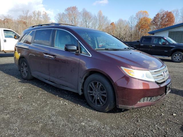 5FNRL5H43BB021805 - 2011 HONDA ODYSSEY EX MAROON photo 4